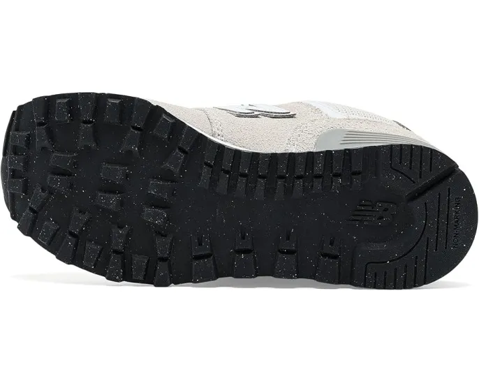 New Balance Kids 574 Core Hook & Loop кожаные кроссовки с липучкой