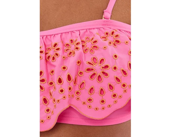 Топ-бандо Tanvi с ажурными деталями и съемными бретелями для универсальности