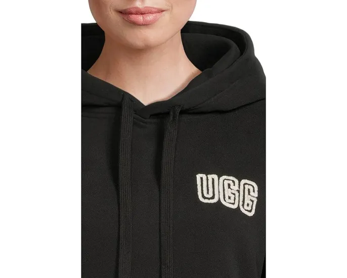 Толстовка UGG Logo Hoodie с капюшоном и аппликацией