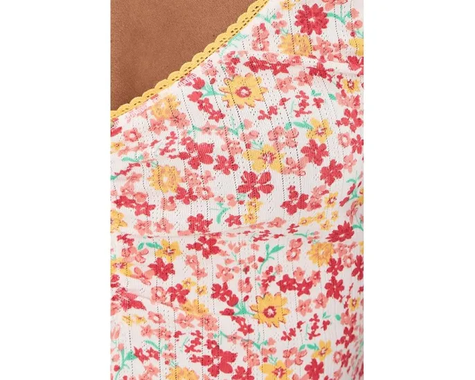 Комплект для отдыха Fresh In Love Lounge Set с аппликацией розами от Free People