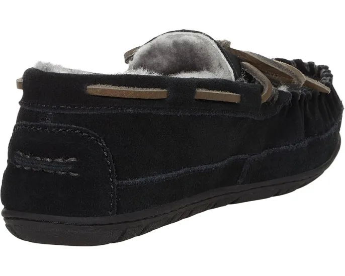 Тапочки L.L.Bean Wicked Good Moccasins из овчины с подошвой TPR