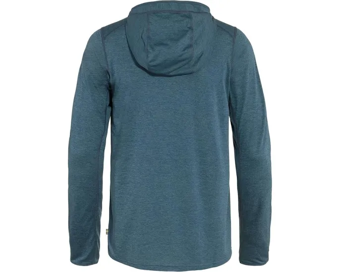Легкая толстовка с капюшоном Fjällräven Abisko Sun-Hoodie для бега
