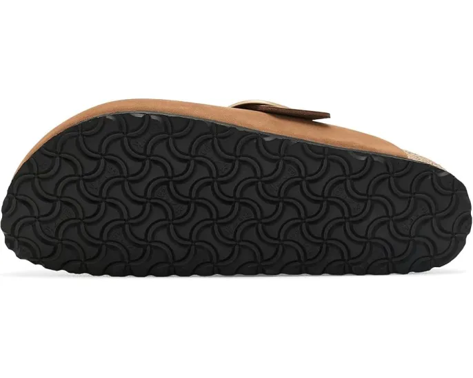 Birkenstock Boston сабо с крупной пряжкой Tonal из нубука