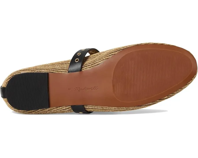 Туфли Madewell Remy Mary Jane на плоском ходу из соломки