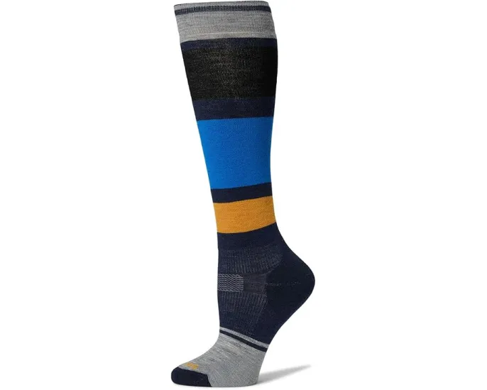 Носки Smartwool Snowboard Targeted Cushion Over-the-Calf с полосками и узким профилем для женщин