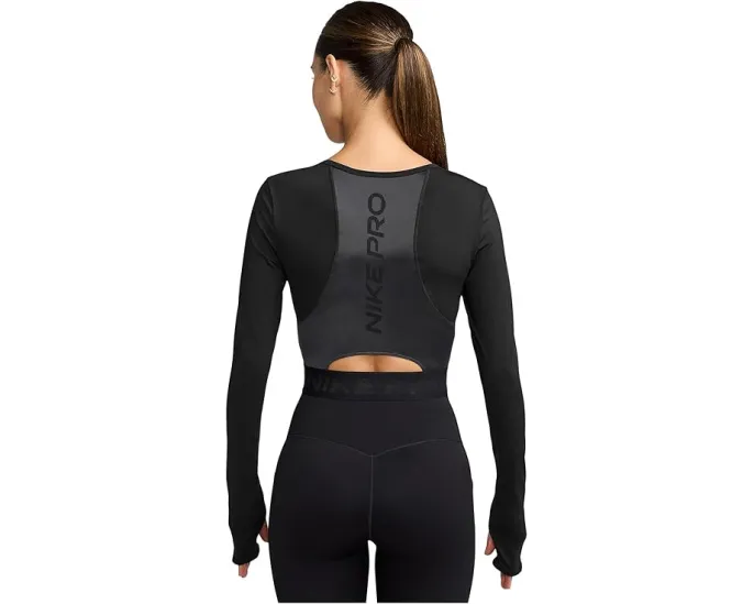 Nike Pro Dri-FIT укороченный лонгслив