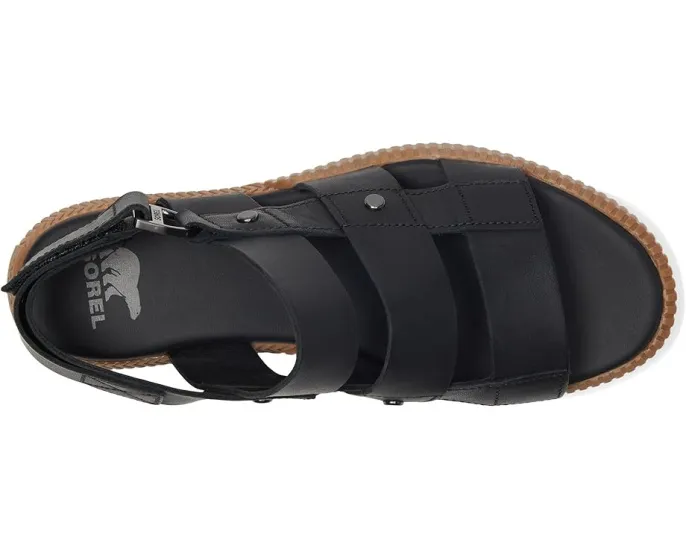 Сандалии SOREL Ona Ave™ Slingback Flat с ремешком на липучке и стелькой из ЭВА