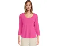 Tommy Bahama Ashby Isles Rib топ с круглым вырезом и 3/4 рукава
