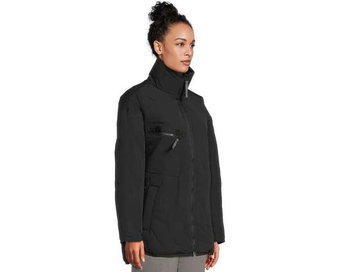Prana Encinitas Field Coat утепленное пальто с молнией и карманами