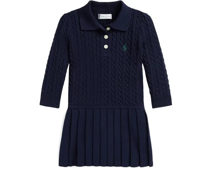 Платье-свитер Polo Ralph Lauren Kids Mini-Cable Polo для малышей