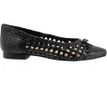 Балетки Edith с бантом и низким каблуком из плетеной кожи Trotters