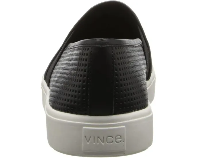 Перфорированные кеды Vince Blair 5 из нубука на липучках