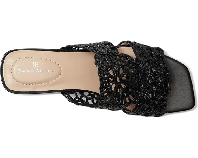 Вечерние сандалии Bandolino Melvana на низком каблуке с квадратным носком