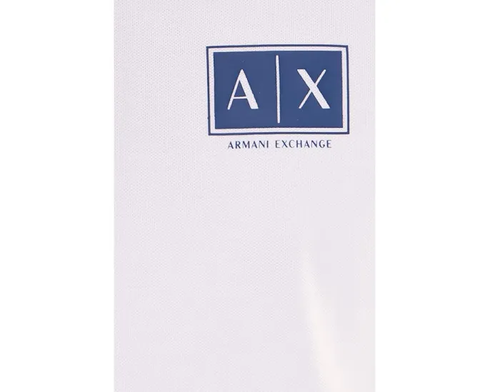 Поло Armani Exchange с блочным логотипом