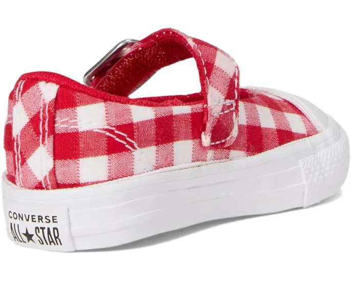 Converse туфли Mary Jane Chuck Taylor All Star Dainty в клетку для малышей
