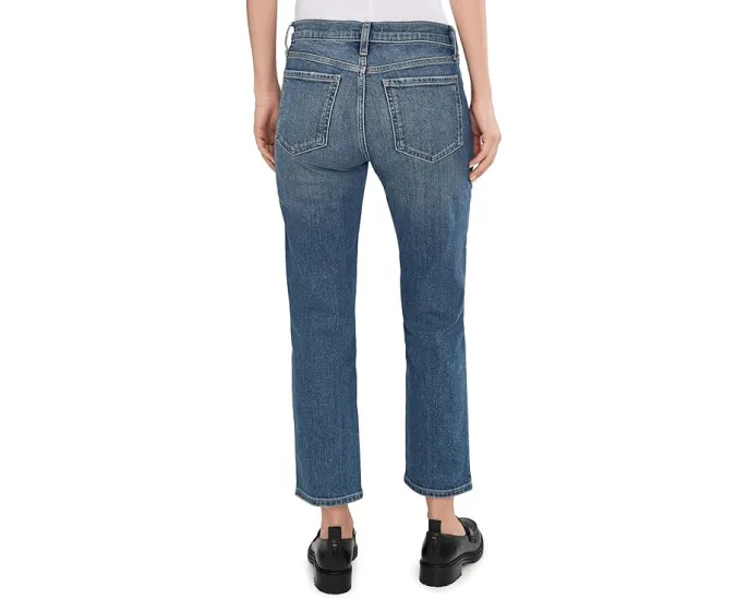 Джинсы Madewell Jules Slim Boyfriend In Concho Wash с завышенной талией и прямым кроем
