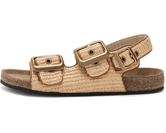 Босоножки Staffa AllSaints из рафии с западными пряжками