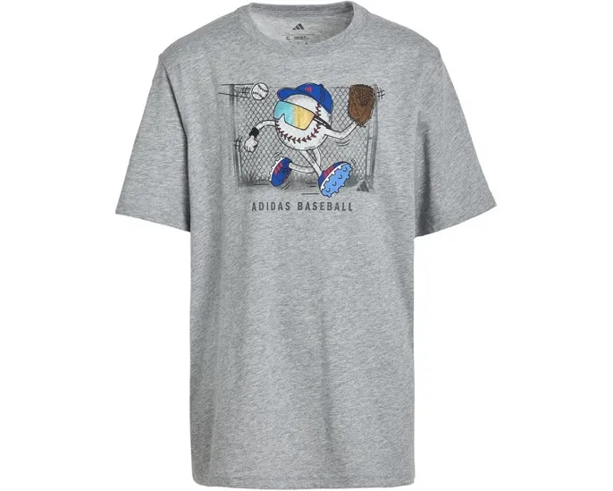 Футболка adidas Kids Stunner Outfield из смесовой ткани с принтом