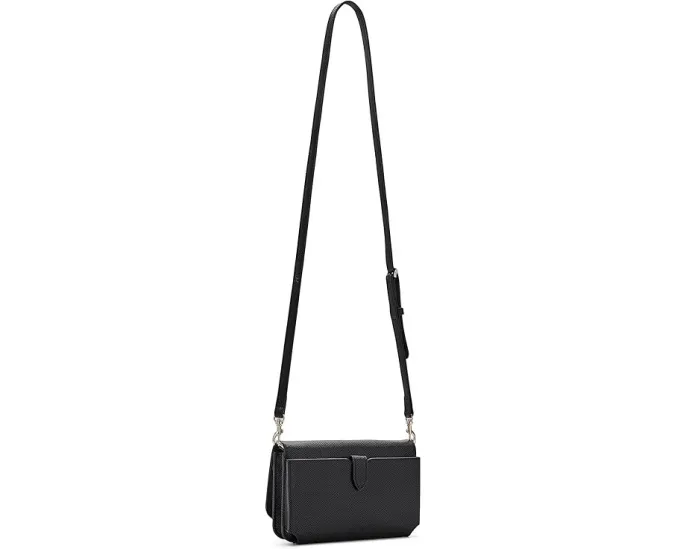 Сумка GUESS Noelle II кроссбоди с клапаном и органайзером черная