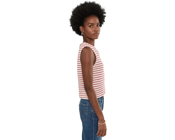 Топ Tuck Stitch Shell с пуговицами Madewell