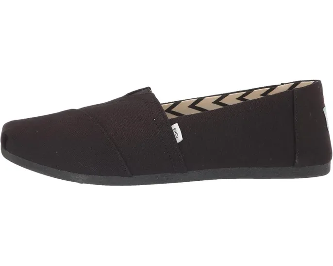 Классические альпаргаты TOMS с текстильным верхом и резиновой подошвой