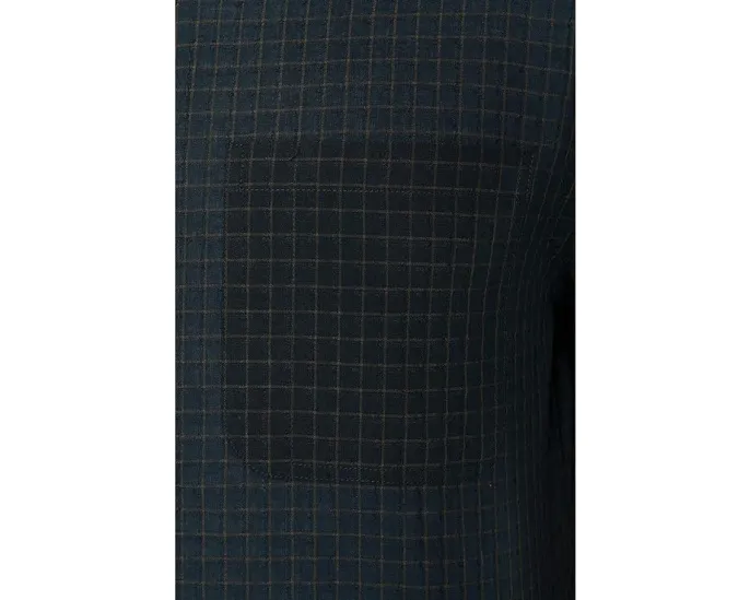 Рубашка Cortland Plaid в клетку с коротким рукавом от Vince