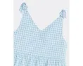 Платье Vineyard Vines Kids Girls Harbor Tie Tiered для девочек в клетку