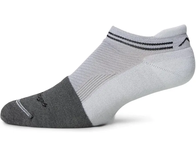 Носки Darn Tough Steely No Show Tab облегченные с амортизацией и усиленным мыском