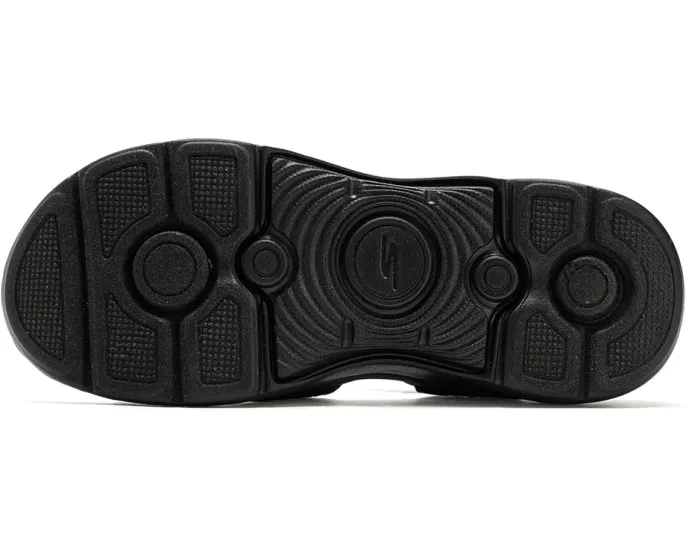 Сандалии SKECHERS GO Walk Arch Fit 2.0 с блестящей пряжей и поддержкой свода стопы