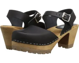 Сабо MIA Abba на платформе с деревянной основой и регулируемым ремешком