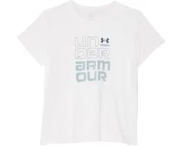 Футболка Under Armour Tech Split Wordmark с коротким рукавом для детей