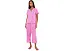 Short Sleeve Notch Collar Cropped Pants PJ Set
