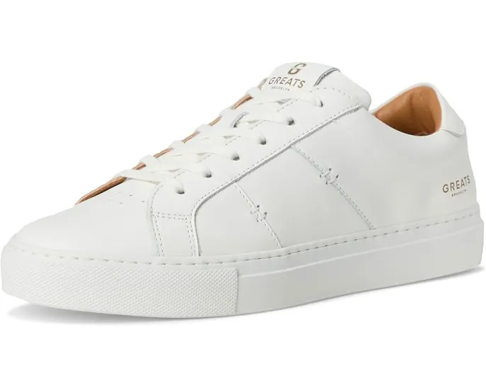 Кроссовки GREATS Royale 2.0 из премиальной кожи с резиновой подошвой