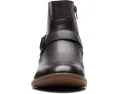 Ботинки Clarks Camzin Loop из кожи с боковой молнией и декоративной пряжкой