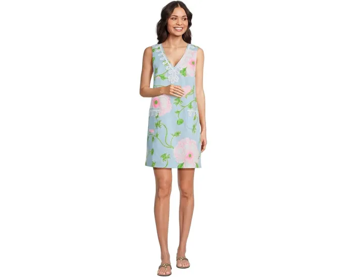 Платье-шелл Lilly Pulitzer Sidonie Stretch Shift с кружевной отделкой