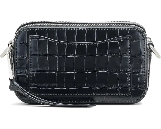 Сумка-кроссбоди Marc Jacobs The Croc-Embossed Chain Snapshot с цепным ремнем