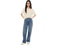 Футболка Varley Kasey Mock Placket Rib Tee с имитацией планки