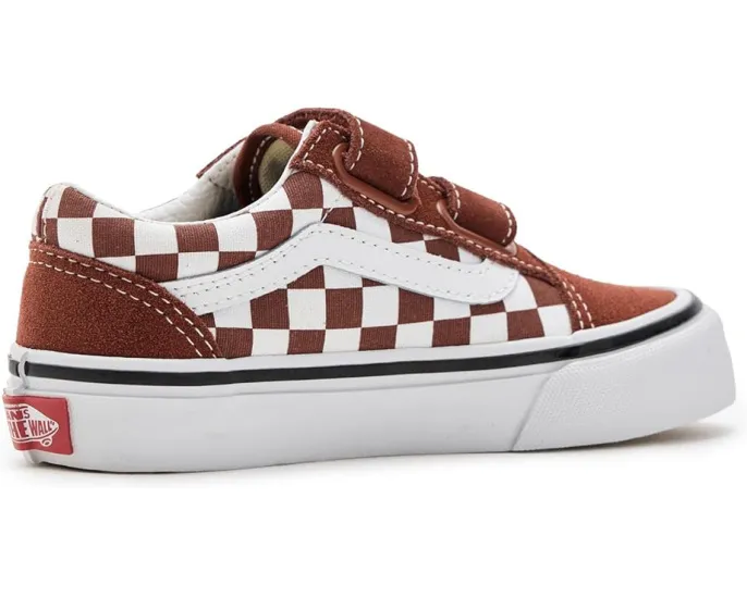 Детские кроссовки Vans Old Skool V на липучках