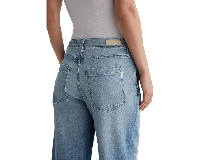 Джинсы AG Jeans Stella с ультраширокими штанинами и длиной до щиколотки