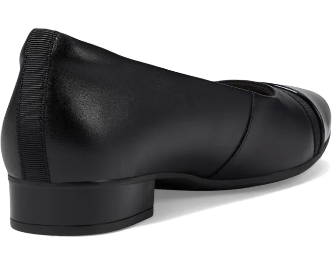 Туфли Juliet Monte с квадратно-округлым мысом и лаковой отделкой Clarks