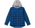Толстовка Fleece Lined Flannel Shirt с капюшоном в клетку для детей от L.L.Bean