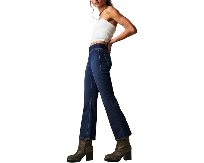 Джинсы Free People In My Feelings Cropped Boot с расклешенным низом