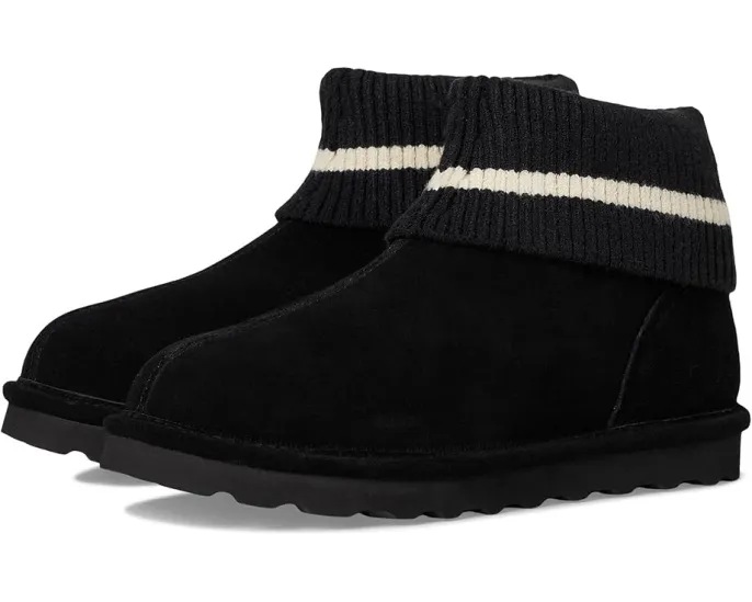 Зимние угги Bearpaw September из замши с отворотом и шерстяной подкладкой