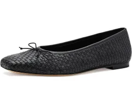 Балетки Vince Darla с плетеным верхом и квадратным носком