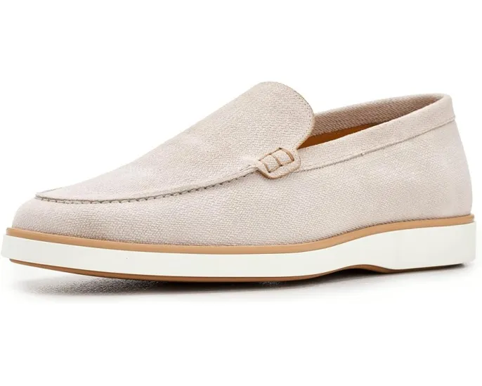 Мокасины Magnanni Lourenco из замши с кожаной стелькой и плоским каблуком