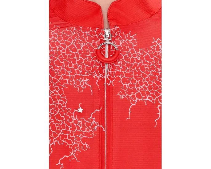 Длинный топ Jamie Sadock с воротником стойкой и молнией на четверть