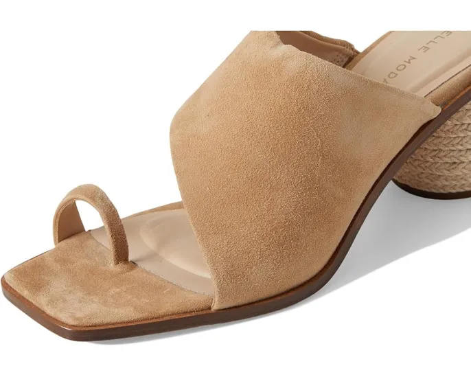 Pelle Moda сандалии Lahni Slide с асимметричным верхом и каблуком из джута