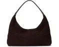 Сумка Madewell Slouchy Shoulder Bag Suede Woven с плетеной текстурой и карманом на молнии