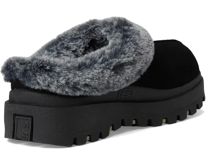 Клоги SKECHERS Shindigs Fortress с искусственным мехом и платформой