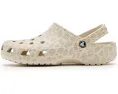 Классические сабо Crocs с сезонным принтом на платформе